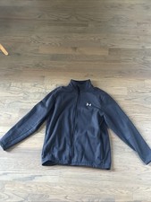 UNDER ARMOUR Size Large Jacket Storm ColdGear Infrared Shield Black Excellent