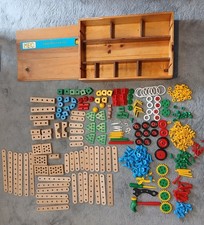 Brio Mec Original 1990s over 200 Pieces Plus Tools and Custom Storage Box