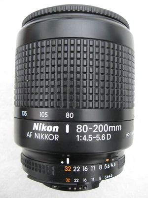 Nikon Nikkor 80-200 mm f 4,5-5,6 AFD : monture à baïonnette Nikon autofocus - Photo 1/4