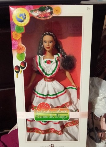Festivals of the World Cinco De Mayo Barbie Doll - 2006 Pink Label K7921 NIB