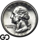 1944-S Washington Quarter Frosty Solid Gem BU++