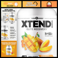Sugar-Free BCAA Powder Mango Madness | 7g Amino Acids for Muscle Recovery | 90 S
