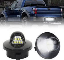 White LED License Plate Light Lamp Assembly Replacement For Ford F150 F250 F350