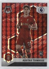 2021-22 Panini Mosaic Premier League Red Prizm Konstantinos Tsimikas Kostas 04y8