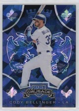 2019 Panini Chronicles Crusade Blue Ice Prizm 52/99 Cody Bellinger #22 4f5