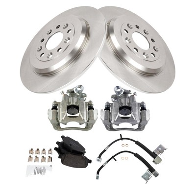 TRQ BKA58686 Disc Brake Kit For Ford Explorer 2011 Rear 5F9Z2C026BA
