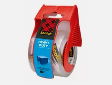 1.88 in x 22.2 yds Scotch Heavy Duty Shipping Tape with Dispenser, Easy-to-Use