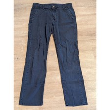 Boys Chaps 14 Husky Navy Blue Dress Pants Straight Leg Barely Used