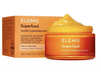 ELEMIS Superfood AHA Pumpkin Glow Facial Cleansing Butter FULL SIZE 3 OZ