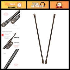 33.5 Garden Swing Replacement Rods - Bronze Metal Round for Hanging Seats 2PCS