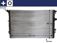 Mahle CR 2032 000S KüHler, MotorküHlung FüR Seat VW