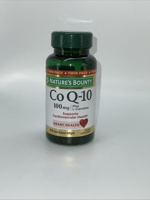 Nature's Bounty Co-Q10 Q10 100mg 60 Rapid Release Softgels Exp. 05/26
