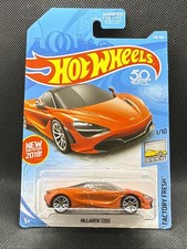 2018 Hot Wheels McLaren 720S Orange - Factory Fresh #178/365