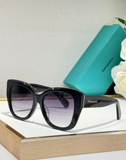Tiffany Co. Black Sunglasses TF5023 TF 5023black frame grey lens