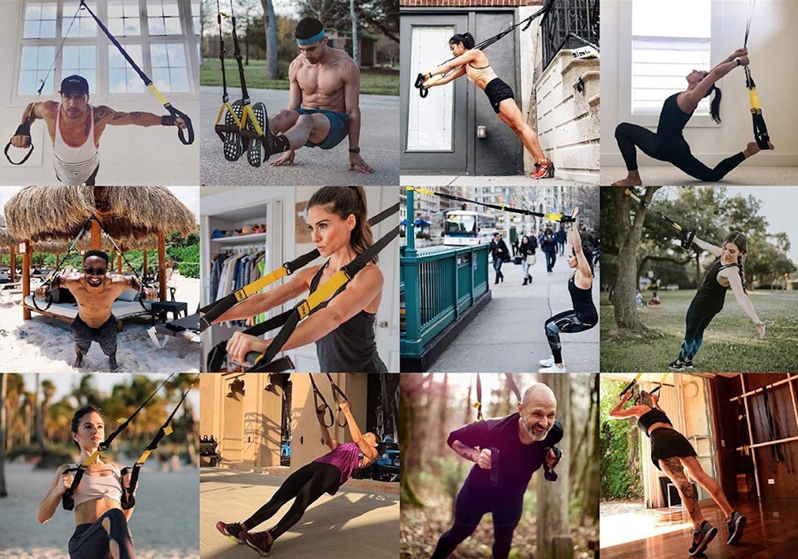 Sangles de résistance TRX PRO 4 pour progresser en musculation chez soi