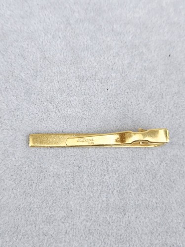 Authentic ST Dupont Gold Plated Tie Clip Vintage 1970s - Picture 10 of 10