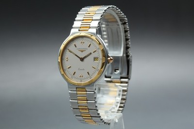 [Fast neuwertig] Longines Conquest 161 4940 elfenbeinfarbenes Zifferblatt...