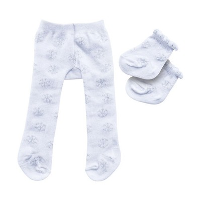 Heless Doll -Millot mit Socken -Schneeflocken, 35-45 cm