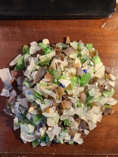 Authentic Lake Erie  Beach Glass 4 lbs  As Found No Hand Tumbling Western NY