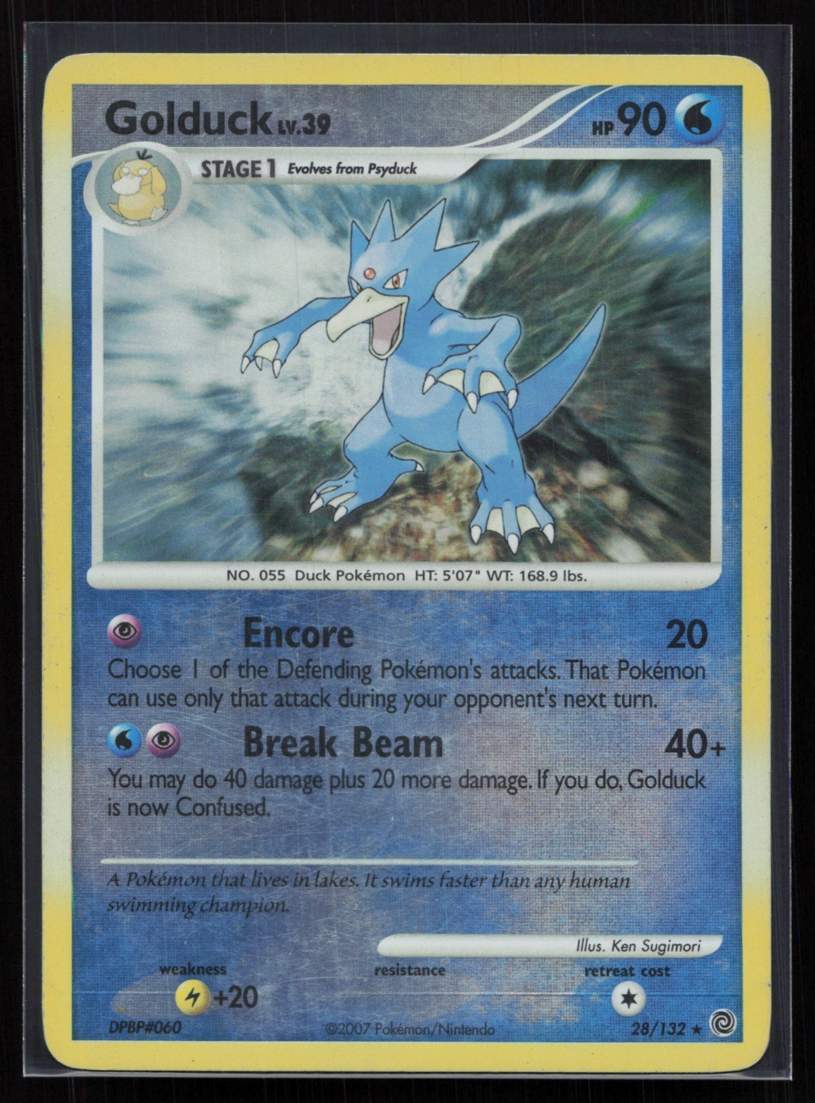Reverse Holo Golduck 28/132 Secret Wonders Pokemon TCG Card