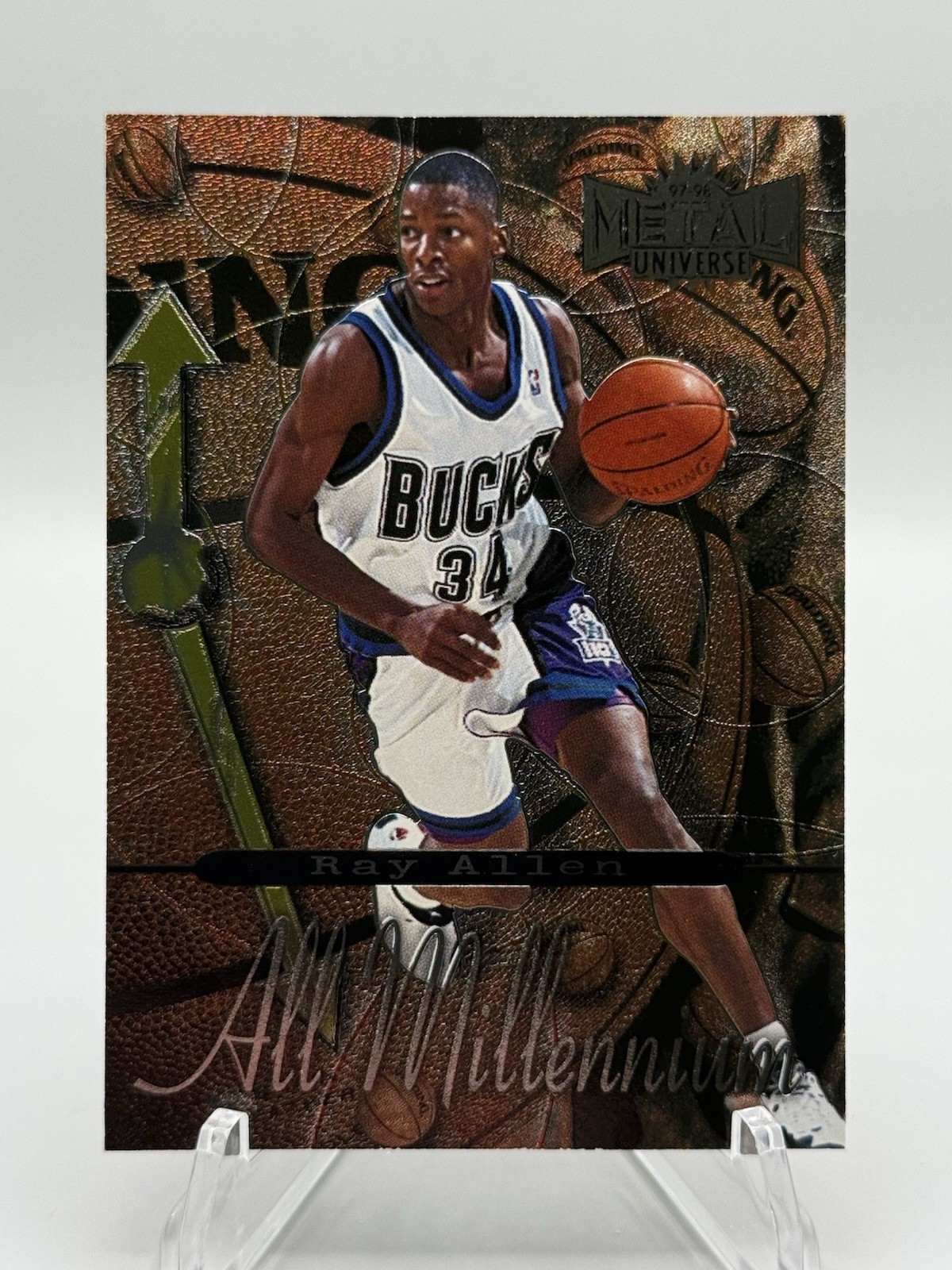 1997-98 Metal Universe Championship RAY ALLEN All Millennium #10 AM