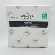 Mainstays Aztec Abstract Microfiber Sheet Set Twin / Twin XL new