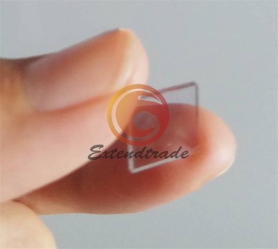 New 10pcs 20x20x1.1mm Transparent Conductive Indium Tin Oxide ITO Glass 6ohm/sq 