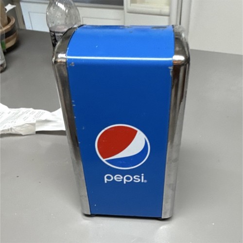 Pepsi Steel Tabletop Napkin Dispenser Blue