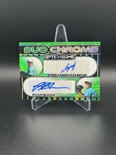 Jurrangelo Cijntje Ryan Sloan /6 Dual Auto 2025 Leaf Optichrome Baseball