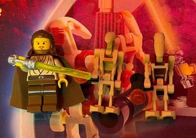 2002 Star Wars LEGO 7204 Jedi Defense II  100% Complete with manual