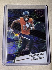 2025 Panini Revolution - Devaughn Vele #47 Fireworks /49