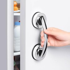 2 Pack Suction Cup Door Handle for Glass Door, Bathroom, Mirror, Cabinet, Str...