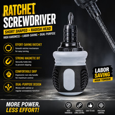 Ratchet Screwdriver Set Short Shaped Magnetic...