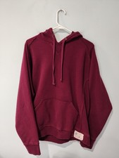 Vintage Russell 1902 Single V Gussets Hoodie Burgundy Fits Lg