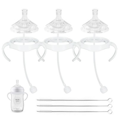 Straw Cup Soft Conversion Kit for 1 Count (Pack of 3), White-Straw Top 