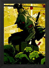 Ninja gaiden Framed Wall Art Poster Canvas Print Picture
