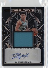 2024-25 Panini Obsidian Rookie Jersey Auto 104/125 KJ Simpson Jr #239 Auto 0tn3