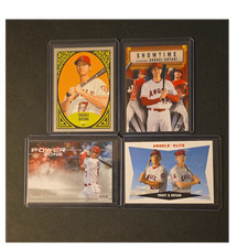 Topps Shohei Ohtani insert cards Lot of 4, NAP, Power Zone, Showtime, 60CC