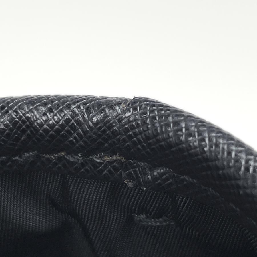 PRADA Plate Tote Bag Shoulder Bag Nylon Black 33cm #BS1573 thumbnail 4