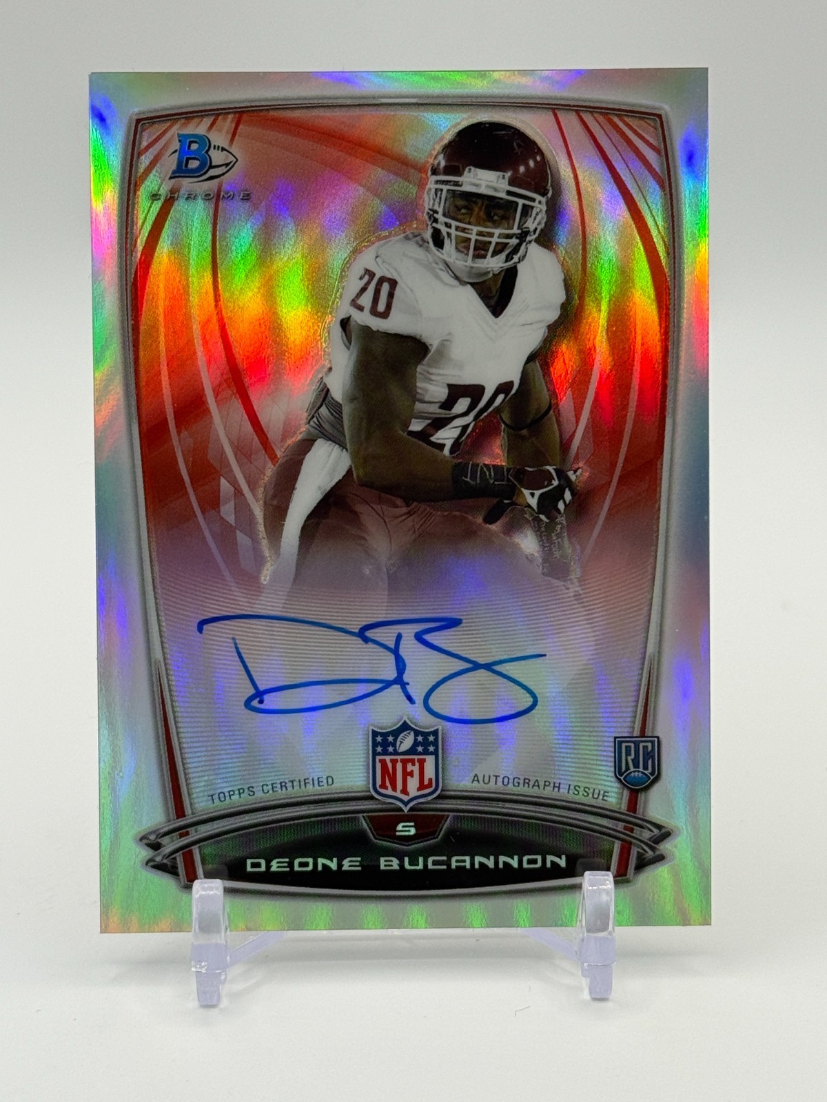 Deone Bucannon Bowman Chrome Rookie Autograph #45 Refractor