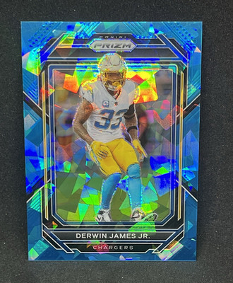 2022 Panini Prizm Derwin James Jr Blue Ice /99 Chargers Color Match SP