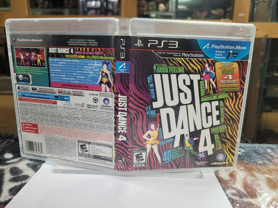 Just Dance 4 Ps3 CIB EN/FR/ESP Tested Free Shipping in Canada !! - Image 2 of 4