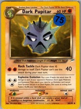 Dark Pupitar 38/105 Uncommon Neo Destiny Pokemon Unlimited Damaged on eBay