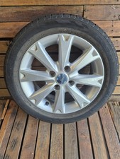 15" FORD FIESTA MK7 ALLOY WHEEL TYRE 8V211007GA TYRE 195/50/15 2008-2012 ✅12DD