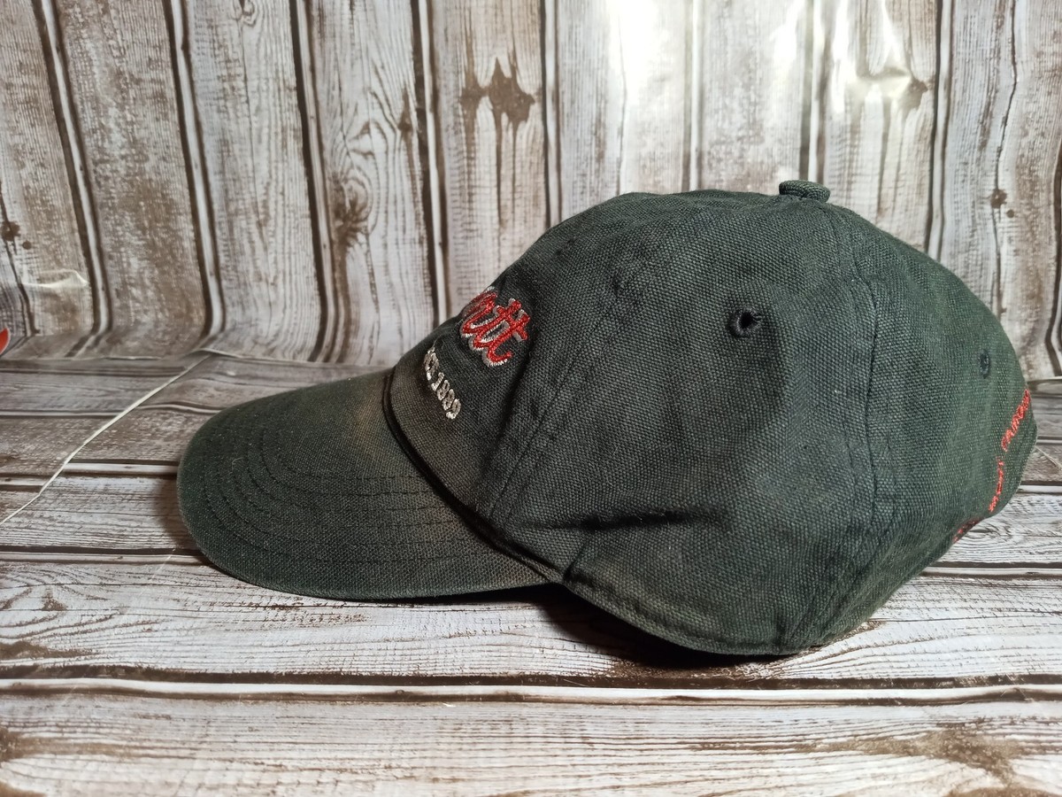 Carhartt Trucker Hat Black Snapback Adjustable Logo Canvas