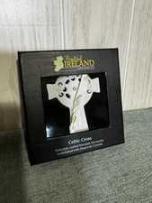 Ireland John Hinde Porcelain Ornament Swarovski Crystals Celtic Cross S