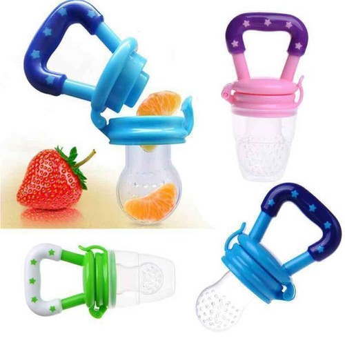 Baby Frische Nahrung Obst Milch Sicher Ungiftig Silikon Fütterung Schnuller Brustwarze Zähne - Bild 1 von 27