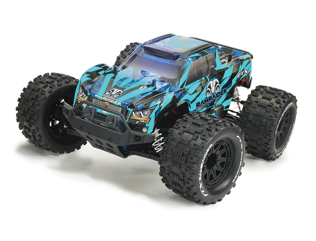 FTX RAMRAIDER Blue/Black BRUSHED RC Car Monster Truck 1:10