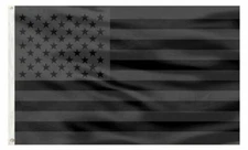 3x5FT All Black American Flag US Black Flag Tactical Decor Blackout USA