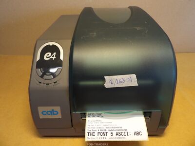 CAB E4/200 5410006 Thermal Desktop Label Printer - 1,168M - INCL USB CABLE & PSU